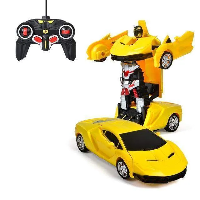 Dynamic remote-controlled LED robot car