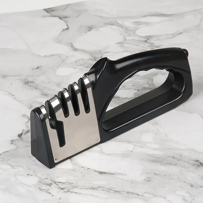 Multifunctionele Messenslijper voor de Keuken – Ergonomisch Ontwerp & Vier Slijpstanden