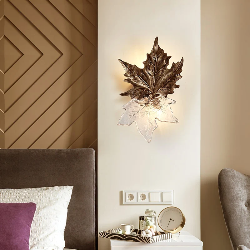 Folio Leaves wall sconce