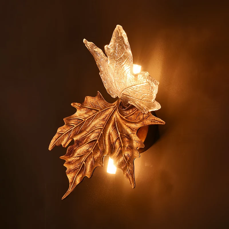 Folio Leaves wall sconce