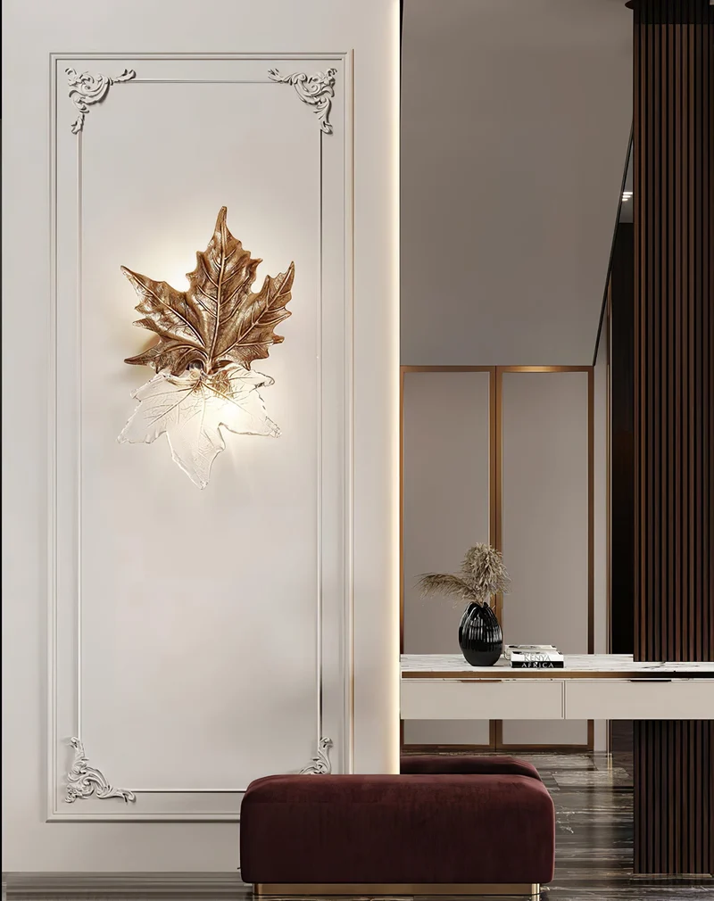 Folio Leaves wall sconce