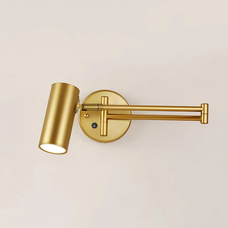 Contemporary Wall Sconce with Movable Arm