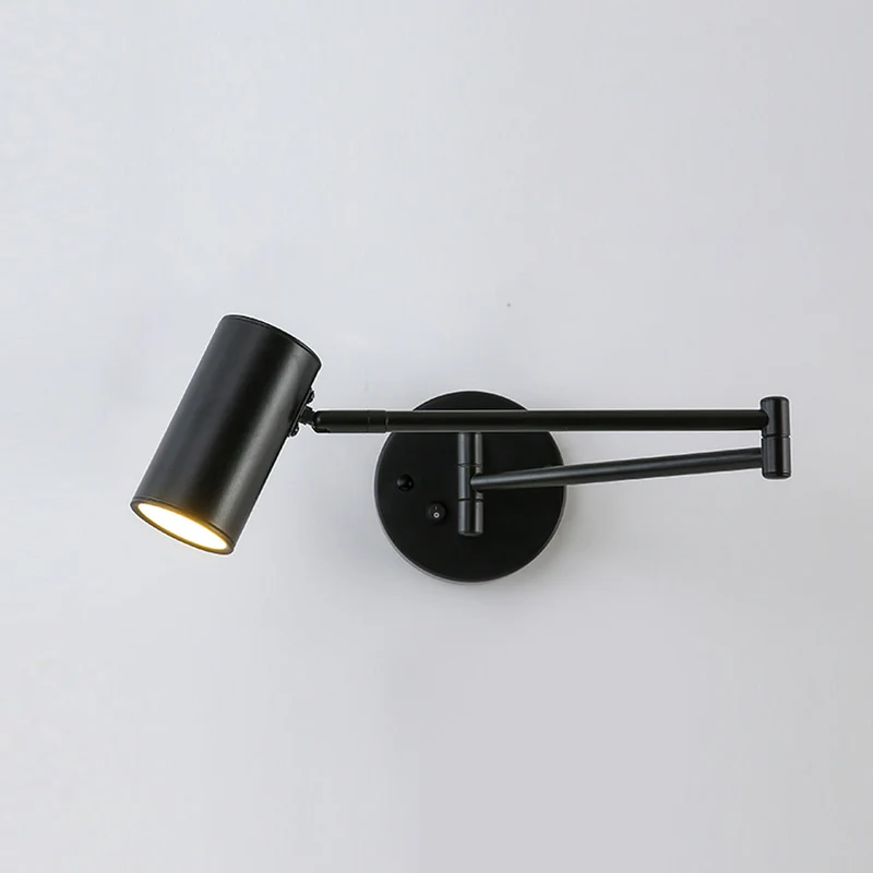Contemporary Wall Sconce with Movable Arm