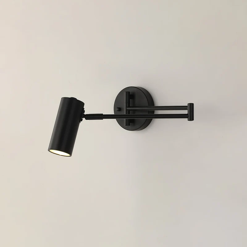 Contemporary Wall Sconce with Movable Arm