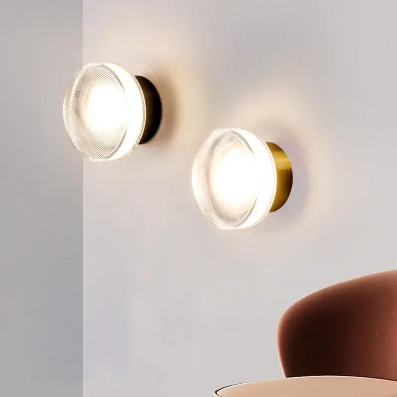 Elegant Round Wall Lamp – Modern LED Interior Lamp