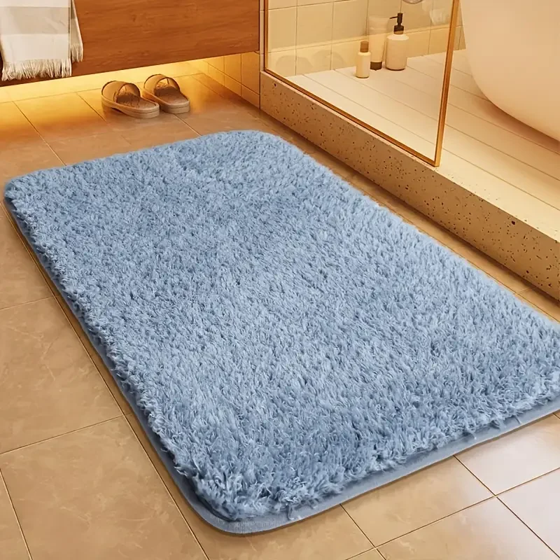 Soft Non-Slip Bathroom Mat – Absorbent Bath Rug with Anti-Slip Backing