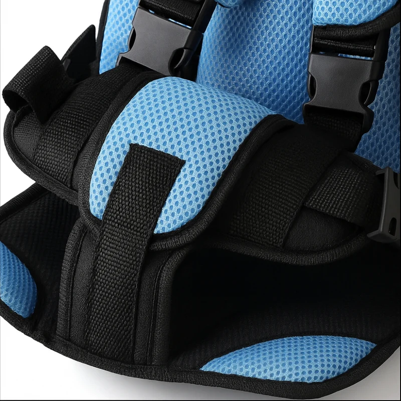 Adjustable Child Car Seat with 5-Point Safety Harness and Soft Padding
