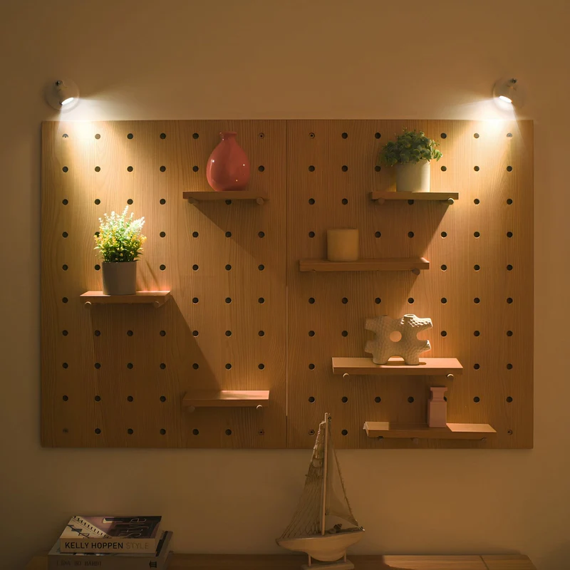 Wireless adjustable wall spotlight with remote control