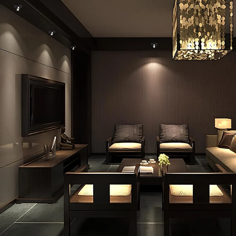 Wireless adjustable wall spotlight with remote control