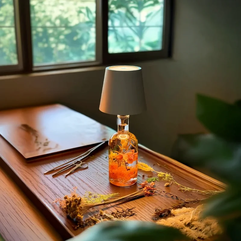 Rechargeable Bottle Lights Adjustable Variable Light