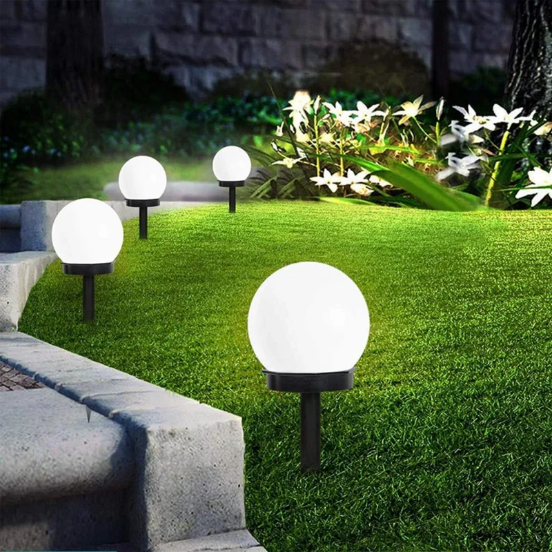3 Stuks Zonnebol Tuinverlichting – Waterdichte LED Tuinlampen voor Buiten
