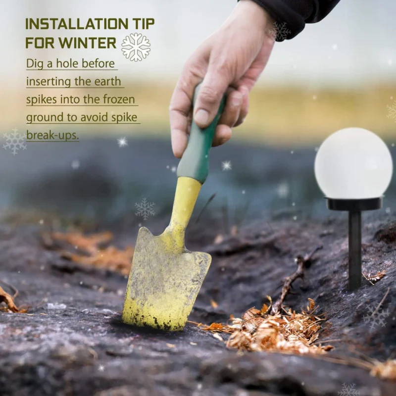 3 Stuks Zonnebol Tuinverlichting – Waterdichte LED Tuinlampen voor Buiten
