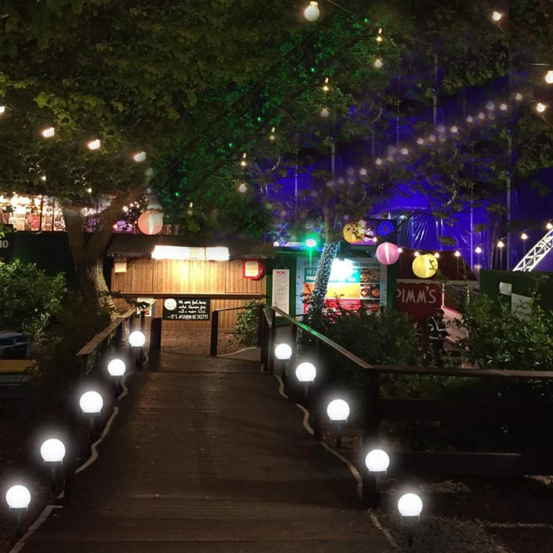3 Stuks Zonnebol Tuinverlichting – Waterdichte LED Tuinlampen voor Buiten