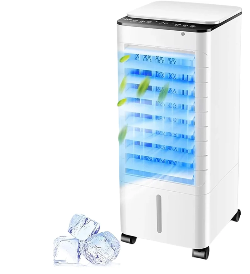 Draagbare Aircooler – 3-in-1 Koelen, Bevochtigen & Zuiveren zonder Installatie