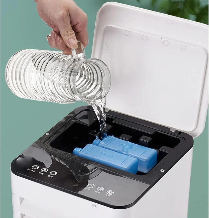 Draagbare Aircooler – 3-in-1 Koelen, Bevochtigen & Zuiveren zonder Installatie