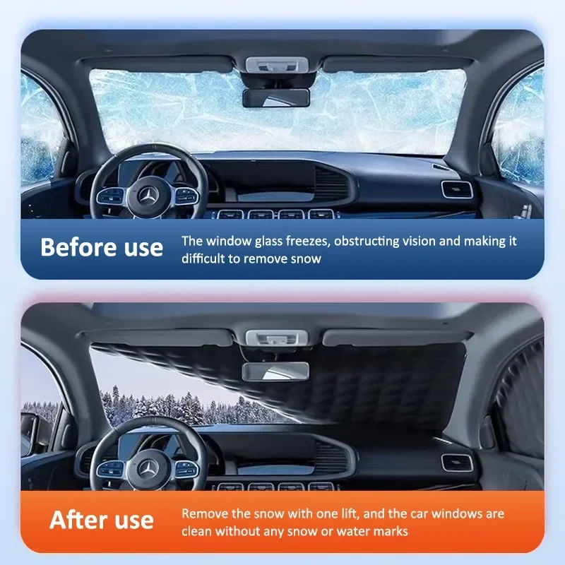 Magnetische Voorruit Beschermhoes – Auto Voorruit Cover tegen Vorst, Zon en Sneeuw
