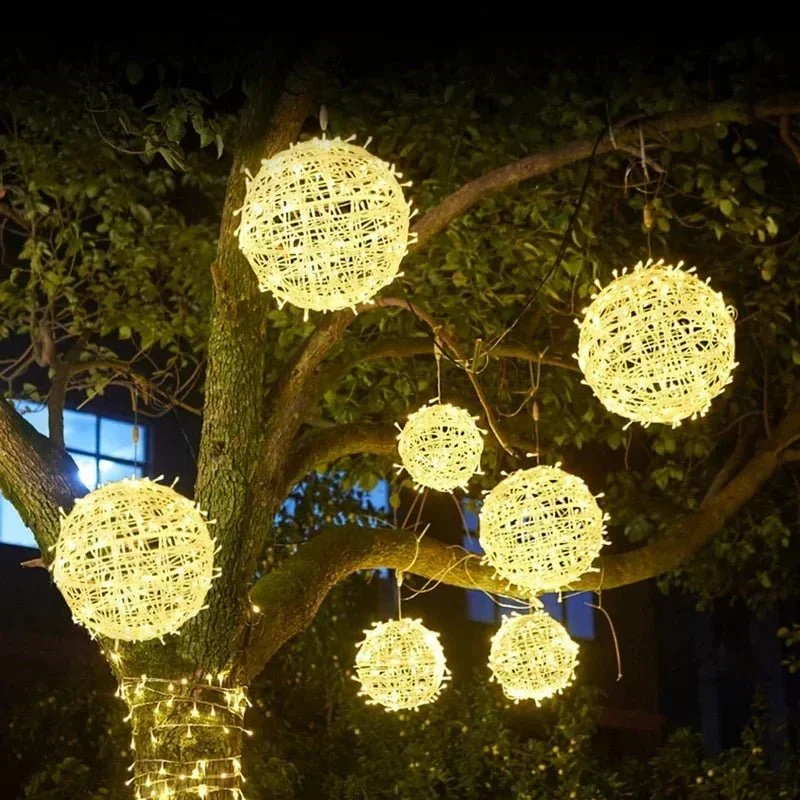 LED Lichtbollen voor Buiten – Waterdichte Tuinverlichting met Warm Licht