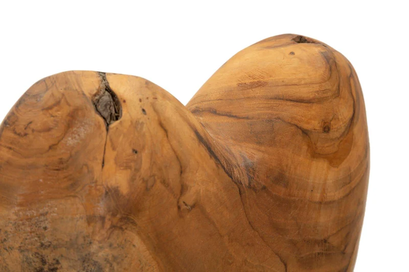 Scultura Dobu 20x12x37 cm in Teak Riciclato