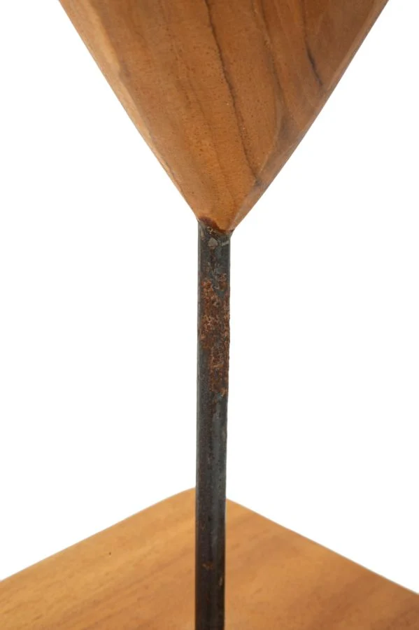 Scultura Dobu 20x12x37 cm in Teak Riciclato