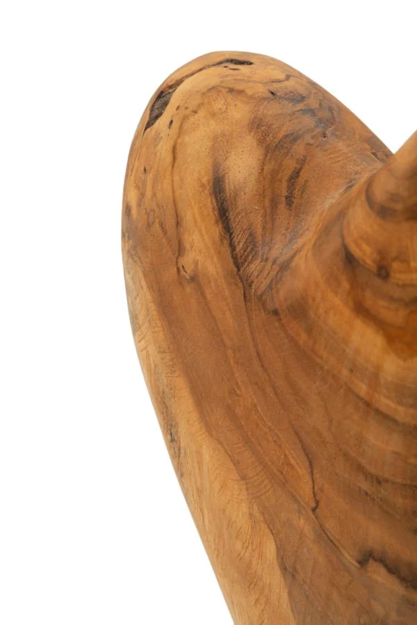 Scultura Dobu 20x12x37 cm in Teak Riciclato