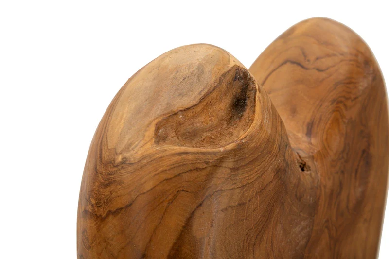 Scultura Dobu 25x12x45 cm in Teak Riciclato