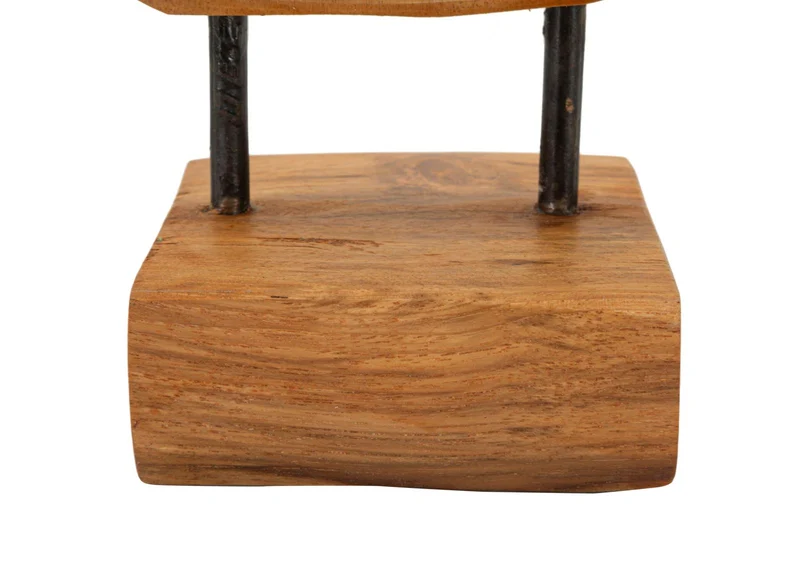 Scultura Hasi 20x10x28 cm in Teak Riciclato