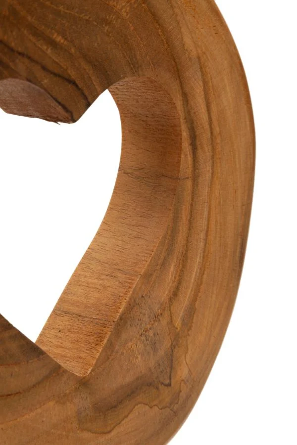 Scultura Hasi 20x10x28 cm in Teak Riciclato