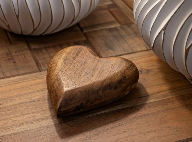 Decorazione Hak 16x14x4,5 cm in Teak Riciclato