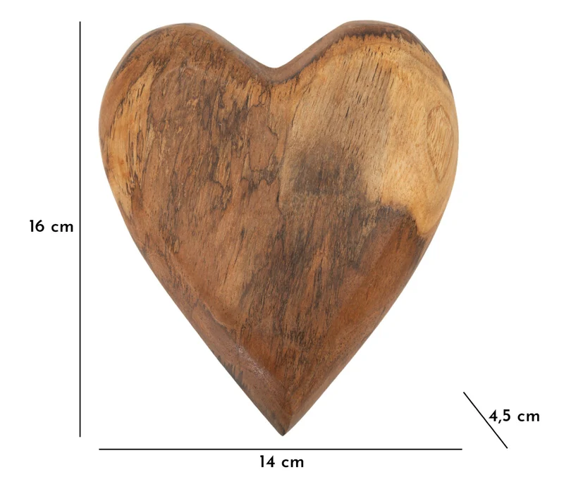 Decorazione Hak 16x14x4,5 cm in Teak Riciclato