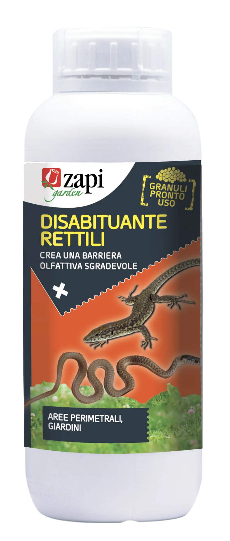 Disabituante repellente in granuli per rettili Zapi Disabituante Rettili Granulare 1 litro