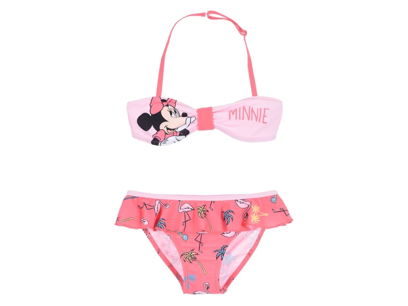 Minnie costume mare bikini taglie dalla 3 alla 8 anni rosa