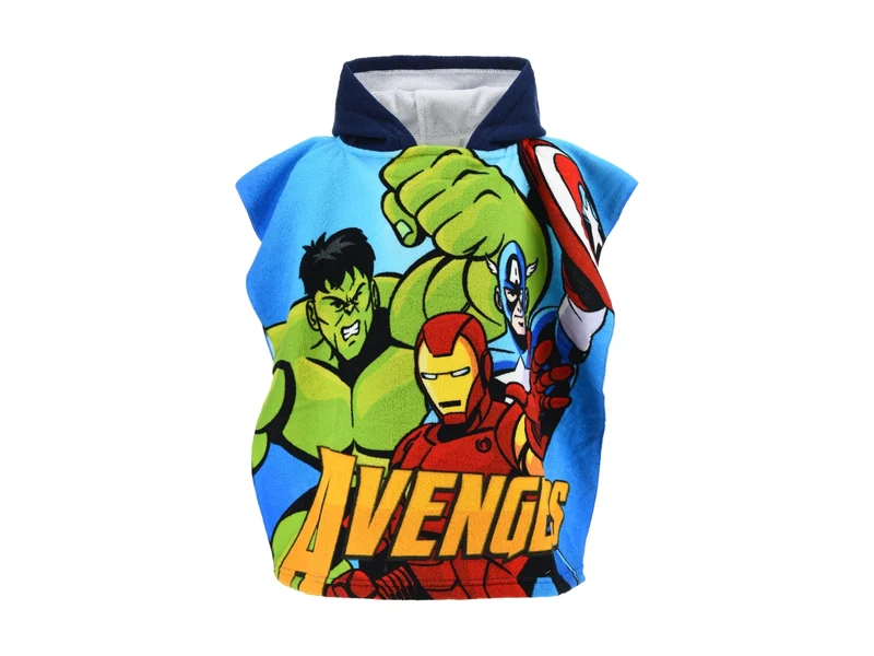 Avengers classic asciugamano poncho blu
