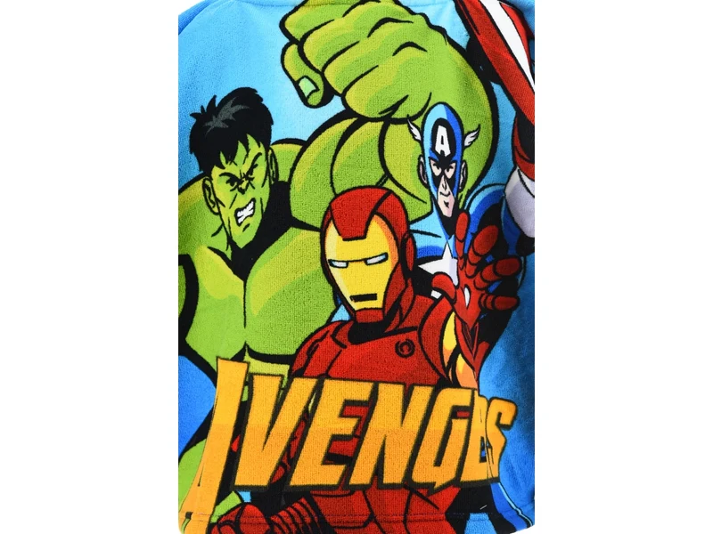 Avengers classic asciugamano poncho blu