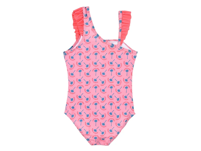 Lilo e stitch costume mare intero taglie dalla 3 alla 8 anni rosa