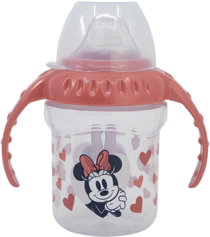 STOR Tazza da Viaggio per Bambini Minnie Mouse 250 ML Disney Scuola Pratico