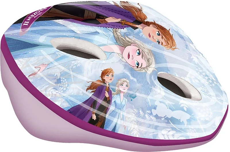 TATAWAY Casco Easy Disney Frozen da bicicletta per con fori 52-56 cm 4-8 anni
