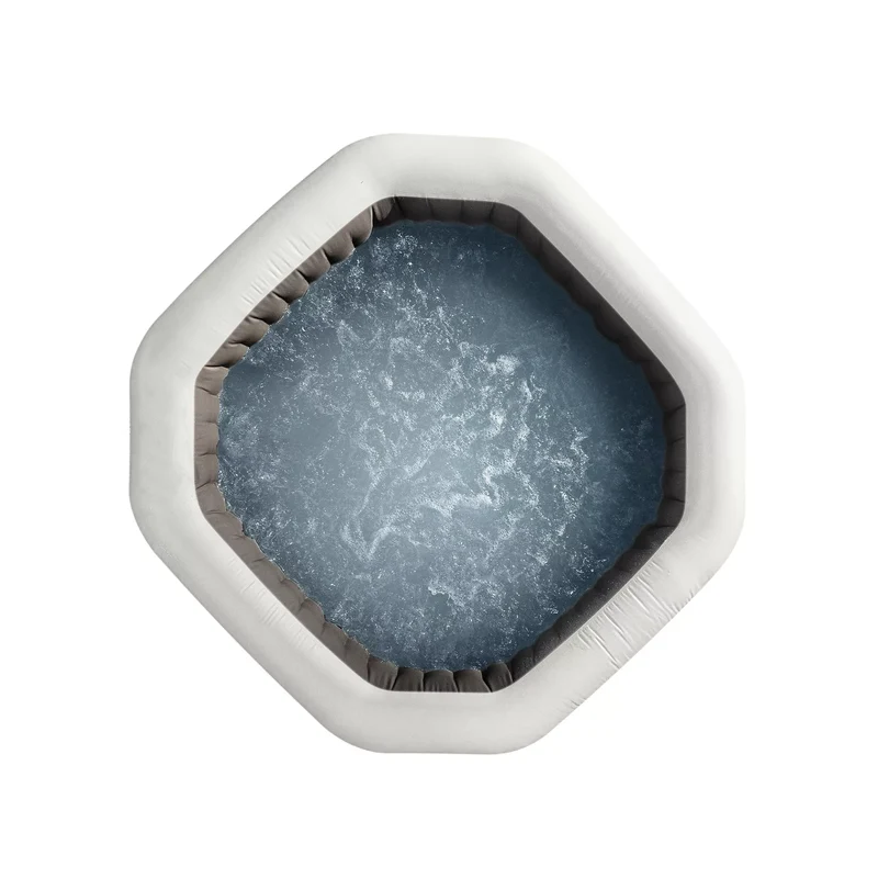 Intex Spa Idromassaggio Jet & Bubble Deluxe 6 posti Nero