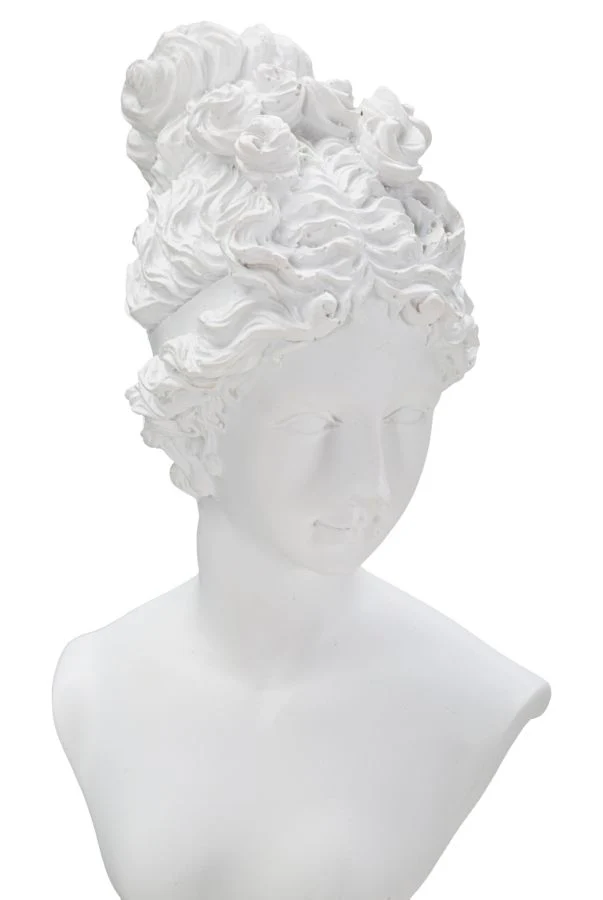 Scultura Elegante di Donna con Base - 11x10,5x35,5 cm