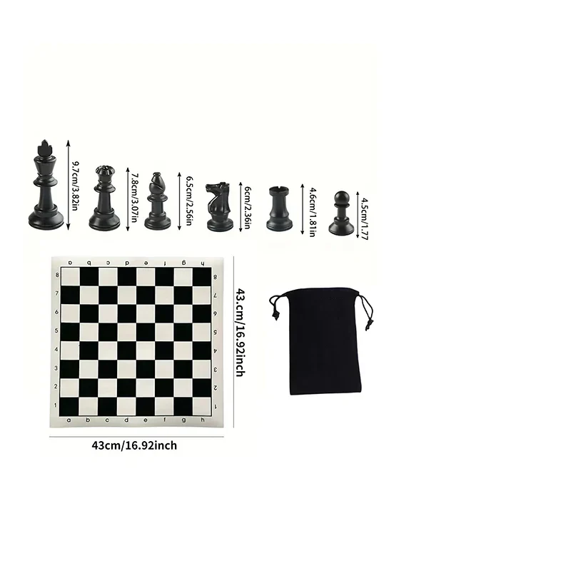 Chessora Complete Houten Schaakset – 32-Delige Set van Hoogwaardig Hout, Klassiek Ontwerp voor Beginners & Gevorderden