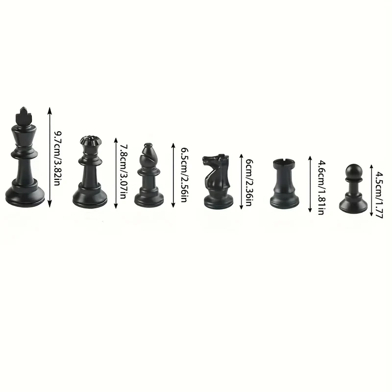 Chessora Complete Houten Schaakset – 32-Delige Set van Hoogwaardig Hout, Klassiek Ontwerp voor Beginners & Gevorderden