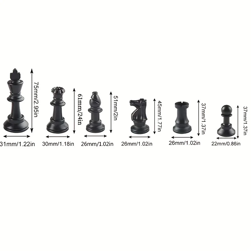 Chessora Complete Houten Schaakset – 32-Delige Set van Hoogwaardig Hout, Klassiek Ontwerp voor Beginners & Gevorderden