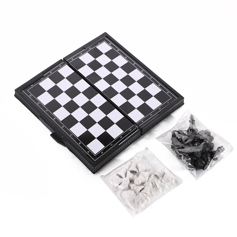 MiniChess Magnetisch Schaakspel – Opvouwbaar Reisschaak voor Kinderen, Educatief & Draagbaar