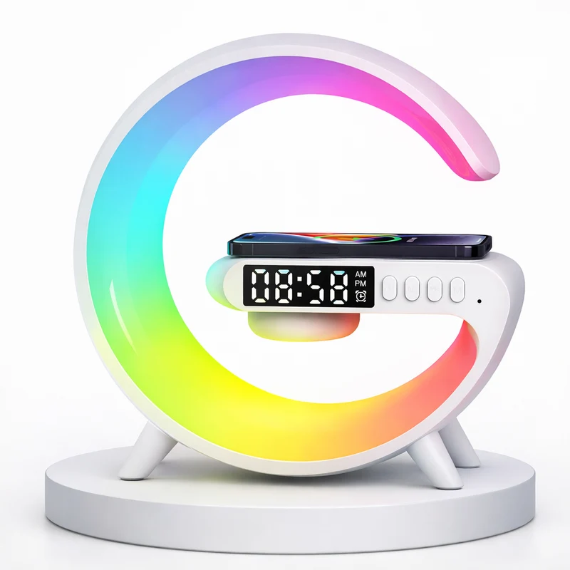 Wake Up Light Wekkerlamp – Zonsopgangsimulatie & Draadloos Opladen