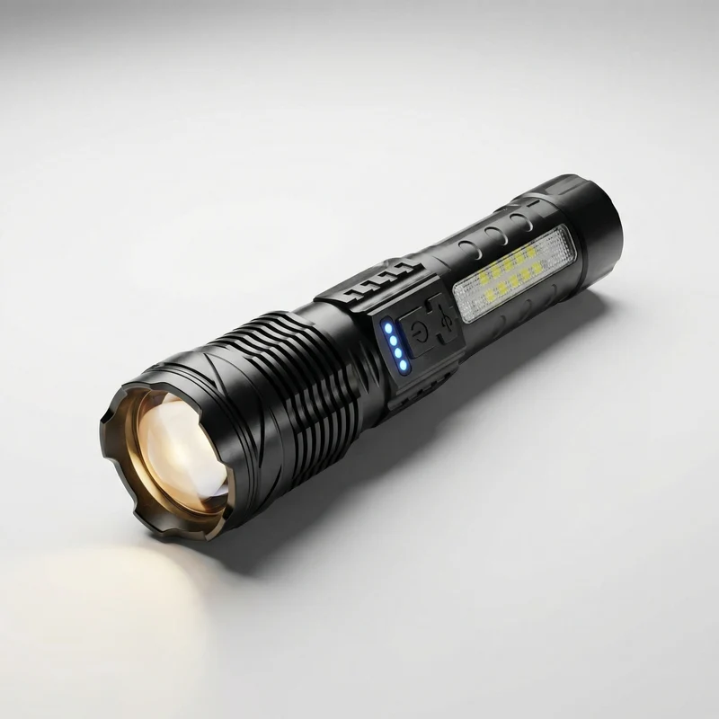 LED Zaklamp – Krachtig en Waterdicht Ontwerp voor Buiten en Dagelijks Gebruik
