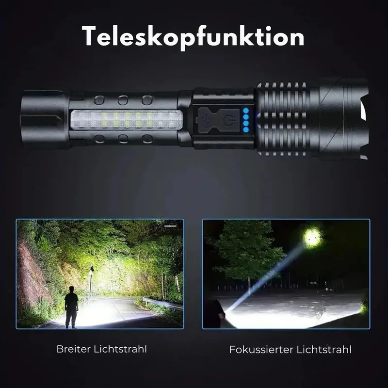 LED Zaklamp – Krachtig en Waterdicht Ontwerp voor Buiten en Dagelijks Gebruik