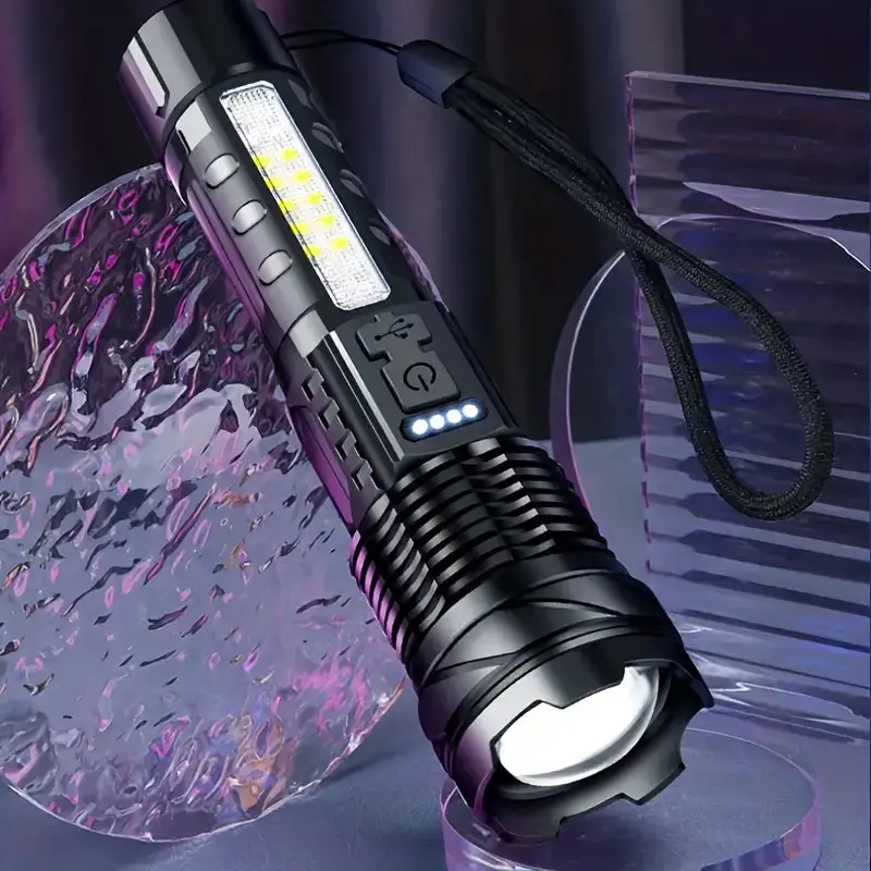 LED Zaklamp – Krachtig en Waterdicht Ontwerp voor Buiten en Dagelijks Gebruik