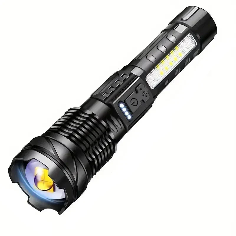 LED Zaklamp – Krachtig en Waterdicht Ontwerp voor Buiten en Dagelijks Gebruik