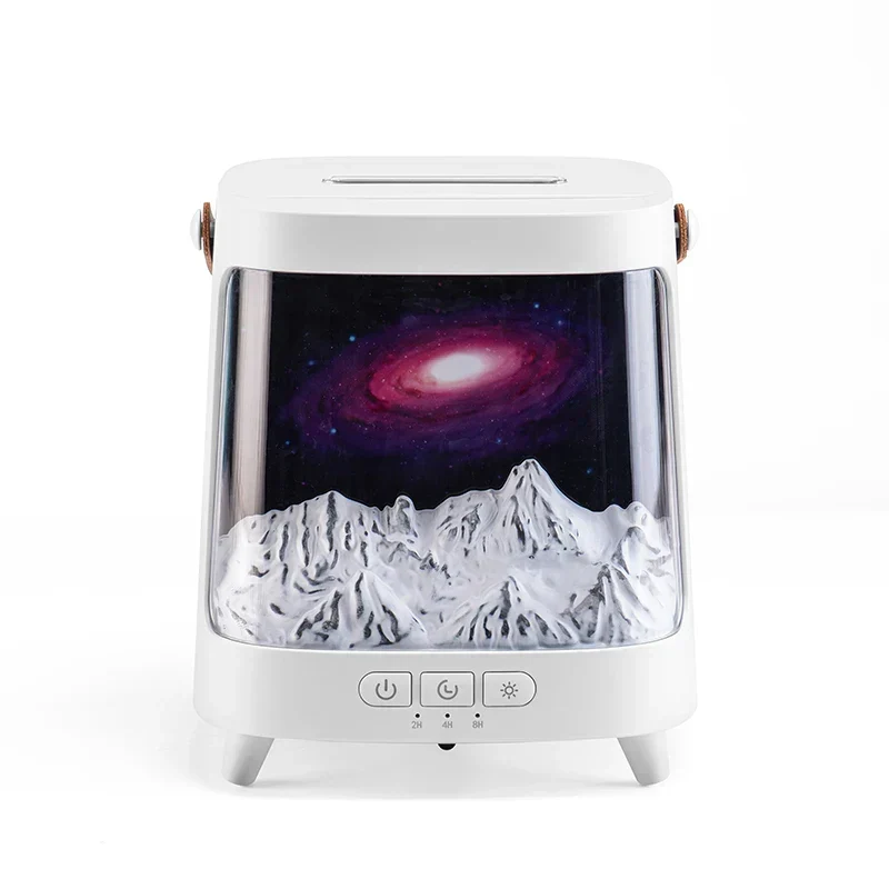 AeroGlow Galaxy Flame Diffuser – Aroma Vernevelaar met Warm Licht & Afstandsbediening