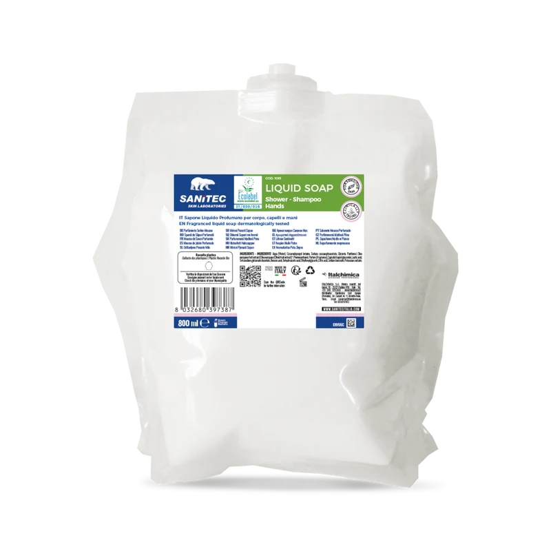 Sapone in mousse Ecolabel Sanitec Mousse Soap Green Power 800 ml DISPONIBILE IN 7 GIORNI LAVORATIVI