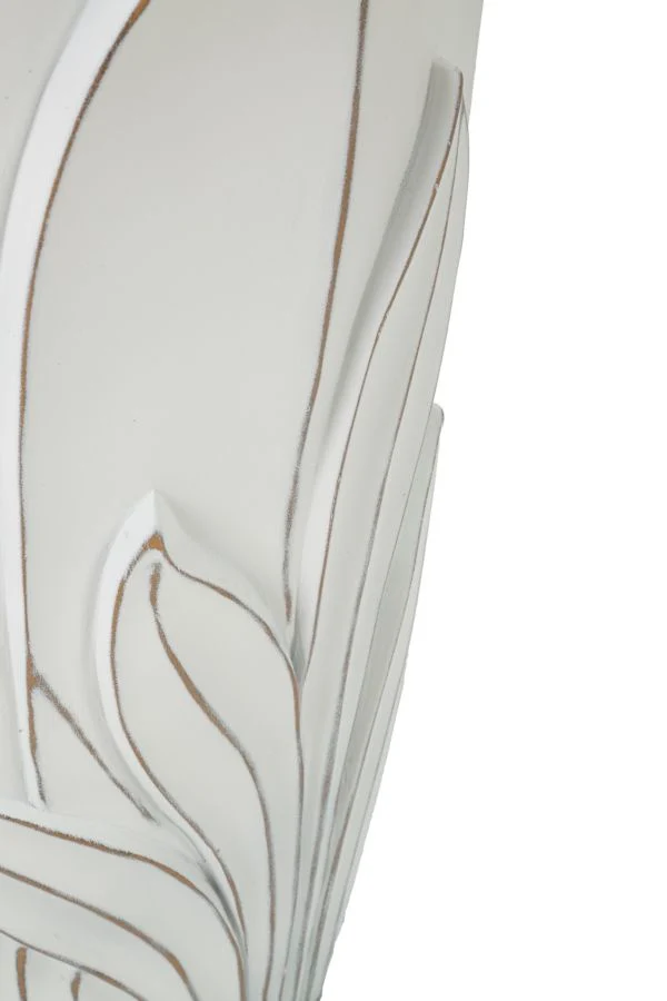 Vaso Gardy Ø29x48 cm in Resina Bianco effetto lavato